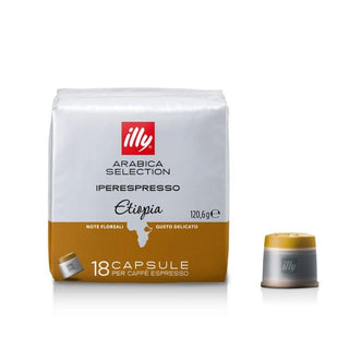 Illy set 6 packs iperespresso capsules coffee Arabica Selection Etiopia 18 pz. Buy now on Shopdecor