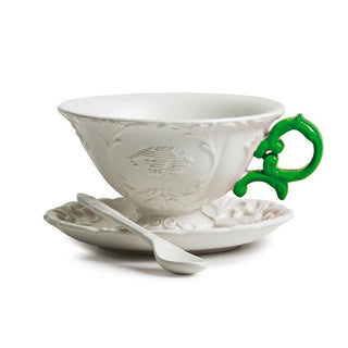 Seletti I-Wares tea set with tea cup, spoon and saucer Buy now on Shopdecor