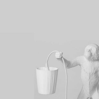 Seletti Monkey lampshade white Buy now on Shopdecor
