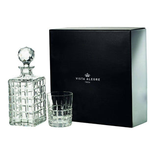 Vista Alegre Helsinky case with whisky decanter and 4 Old Fashion glasses Buy on Shopdecor VISTA ALEGRE collections