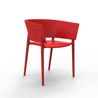 Vondom Africa small armchair by Eugeni Quitllet Vondom Red - Buy now on ShopDecor - Discover the best products by VONDOM design